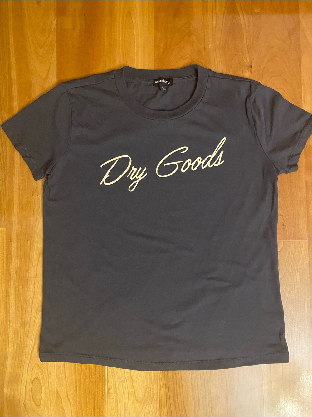 Originality Charcoal Dry Goods Tee